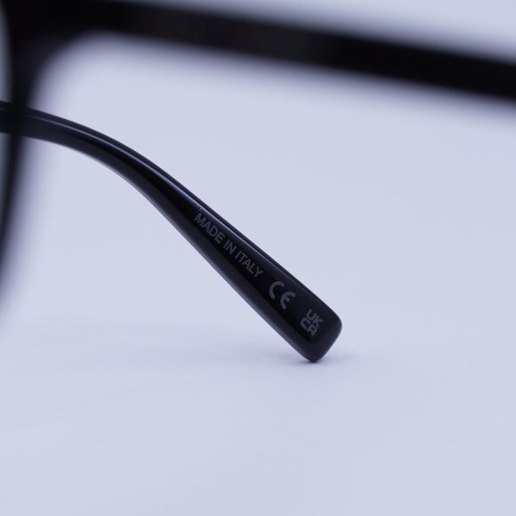 Saint Laurent SL458/F 001 Eyeglasses Black 55mm Rectangle Frame - Picture 8 of 11